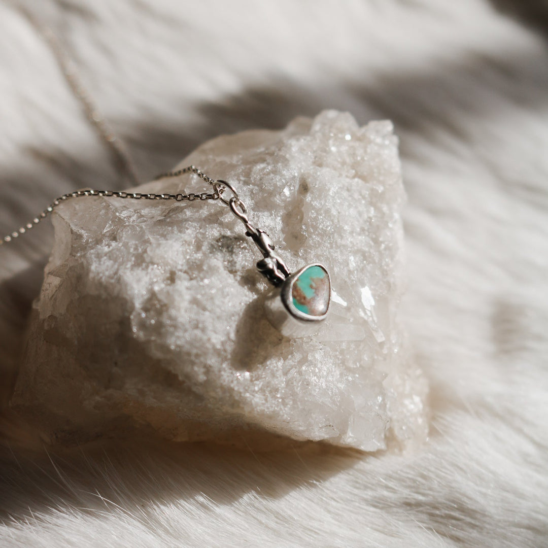 Burro Necklace in American Turquoise // One of a Kind