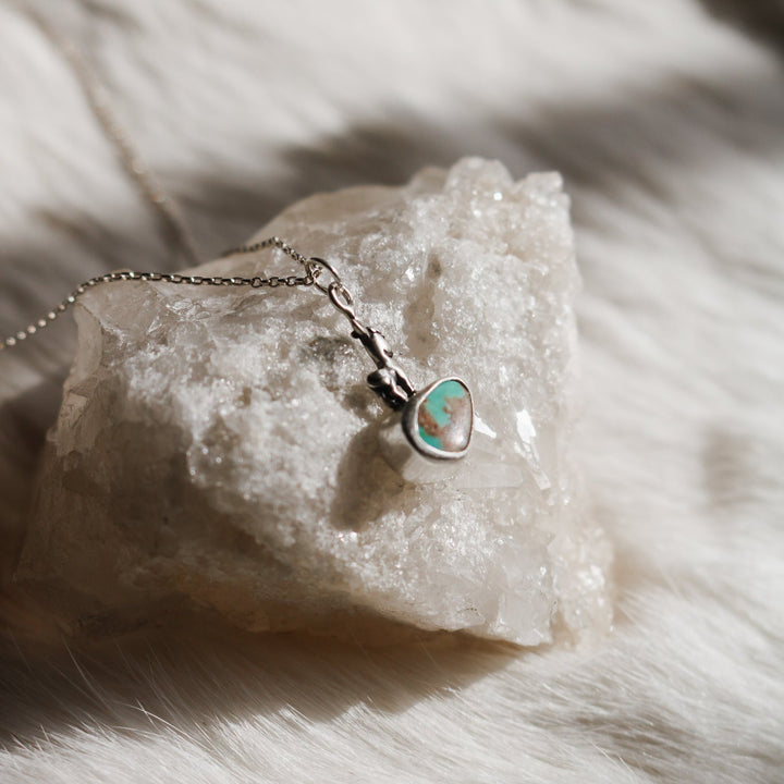 Burro Necklace in American Turquoise // One of a Kind