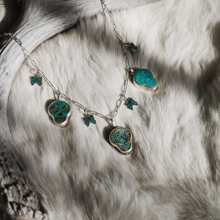 Muertos Charm Necklace // One of a Kind