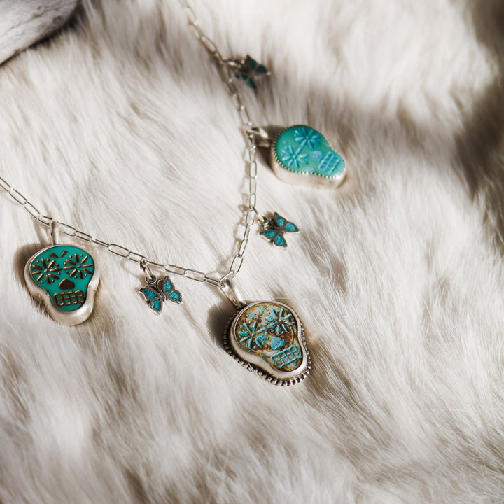 Muertos Charm Necklace // One of a Kind