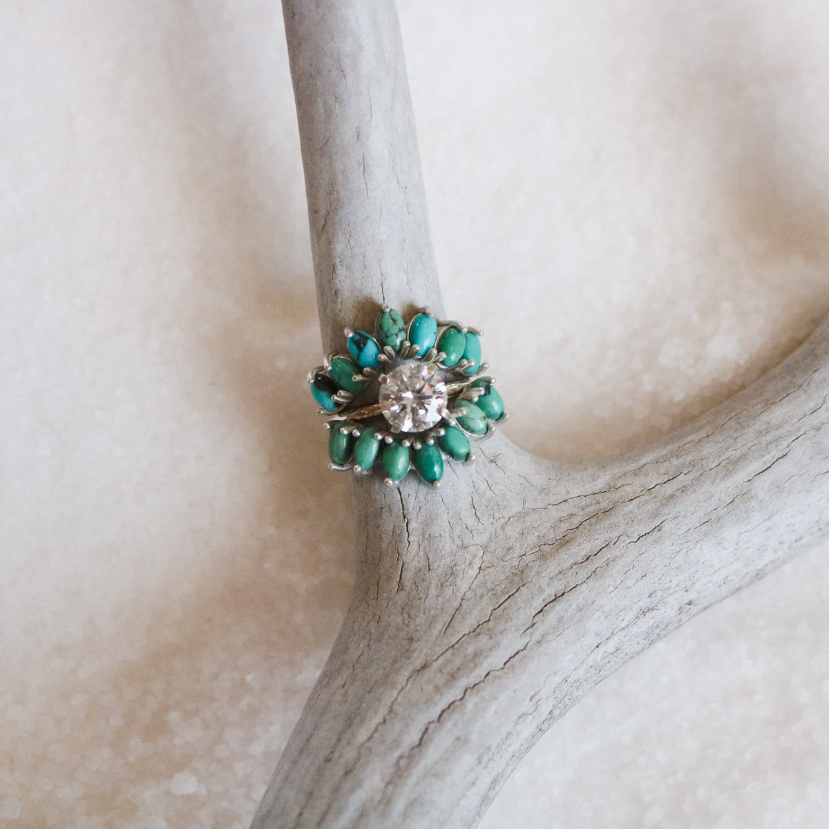 Celia Curved Turquoise Ring // Made to Order