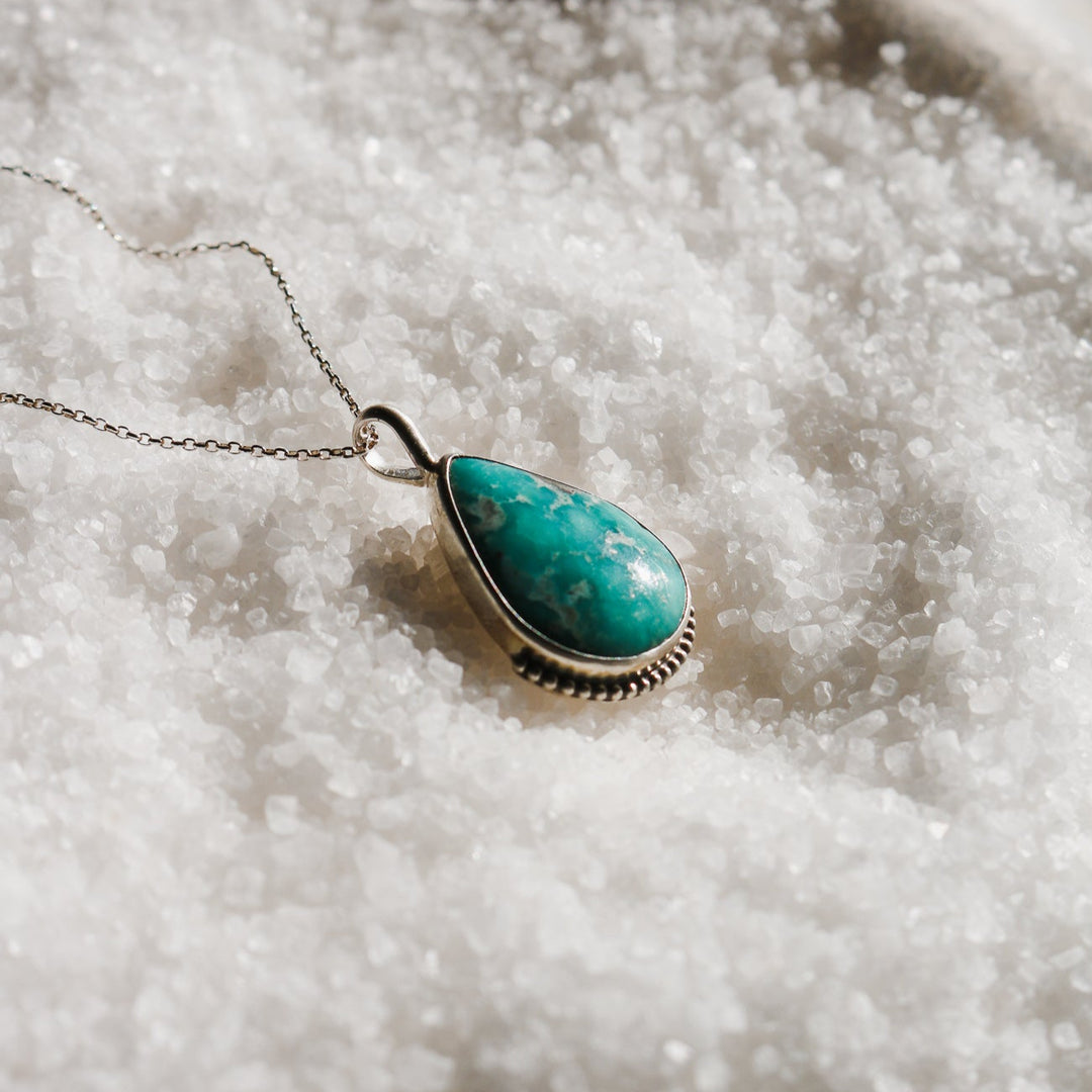 Maeve Necklace in Campitos Turquoise // One of a Kind