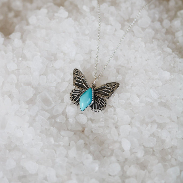 Turquoise Butterfly Necklace // One of a Kind