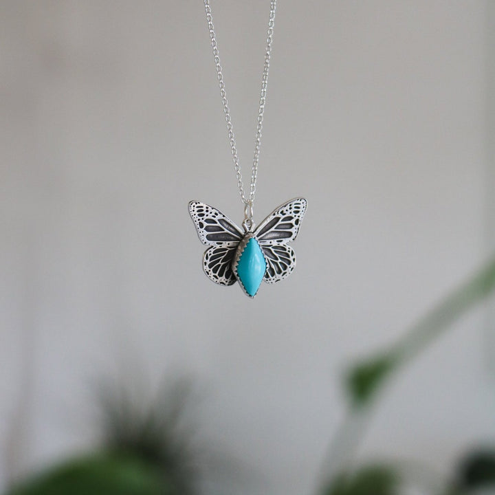 Turquoise Butterfly Necklace // One of a Kind