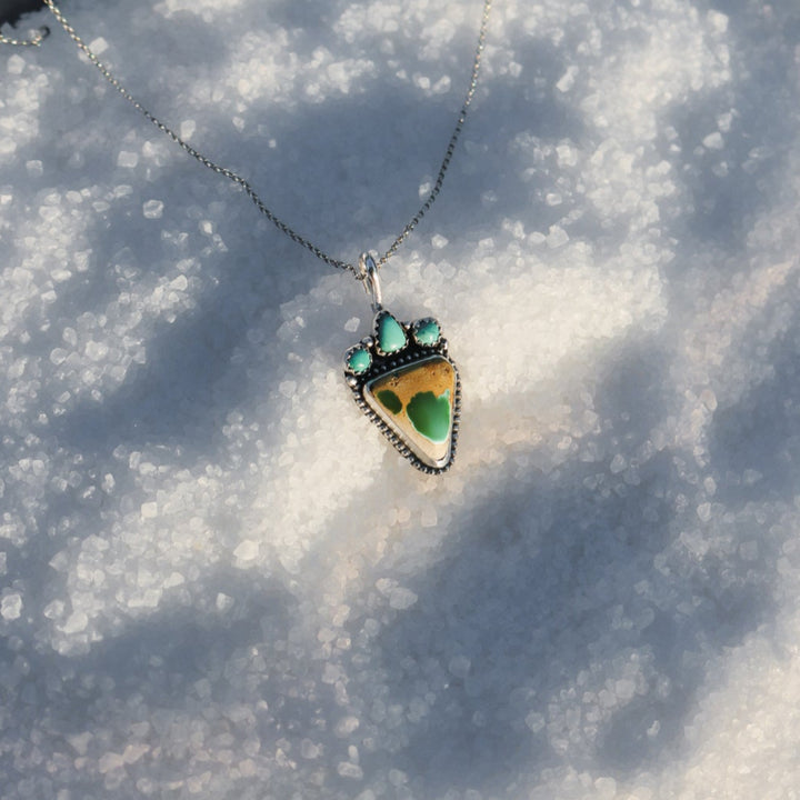 Sunrise Necklace in Royston Turquoise // One of a Kind