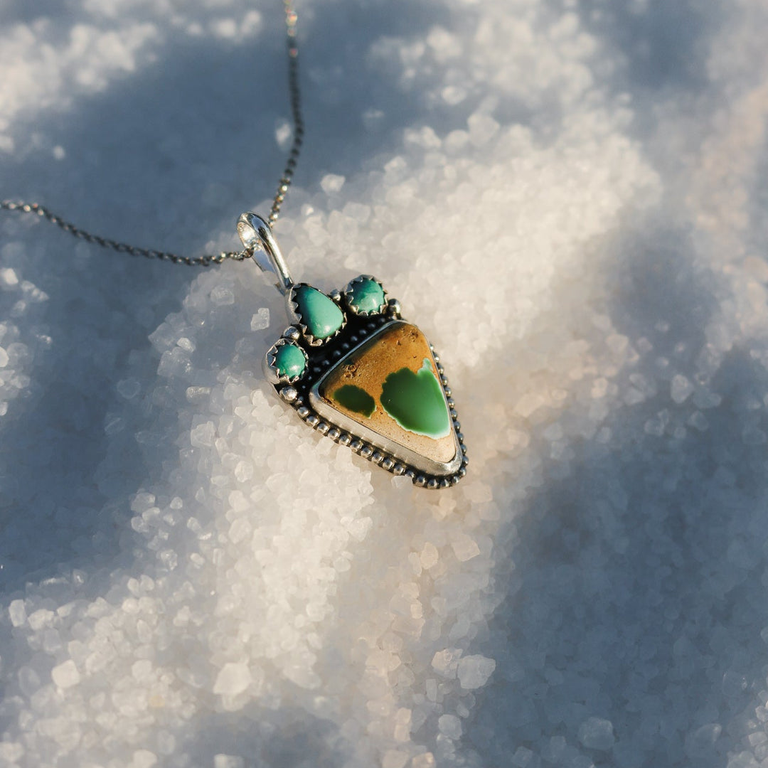 Sunrise Necklace in Royston Turquoise // One of a Kind