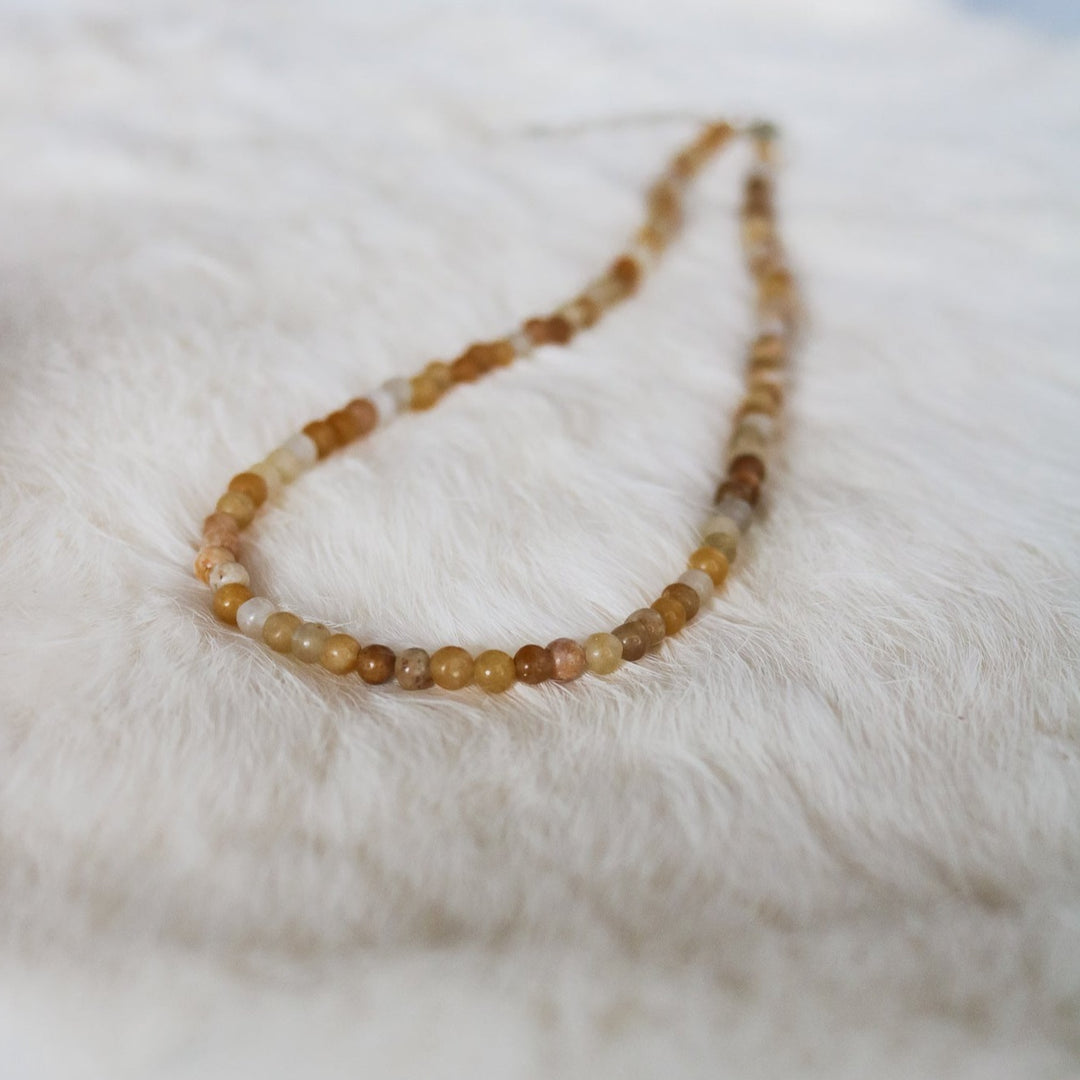 LIMITED Taupe Agate Necklace