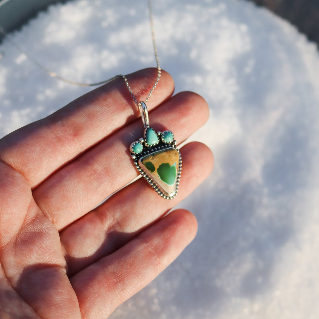 Sunrise Necklace in Royston Turquoise // One of a Kind