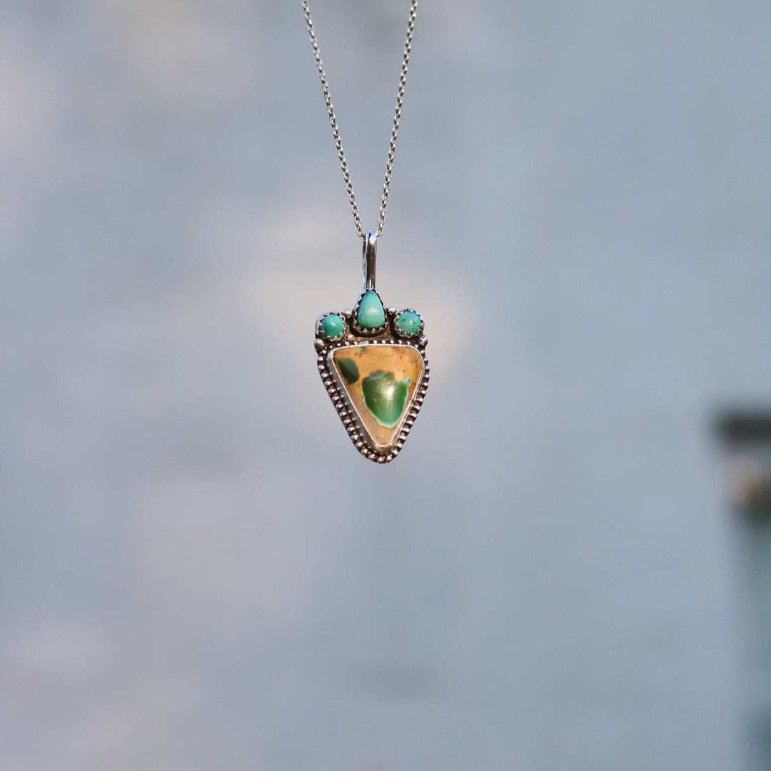 Sunrise Necklace in Royston Turquoise // One of a Kind