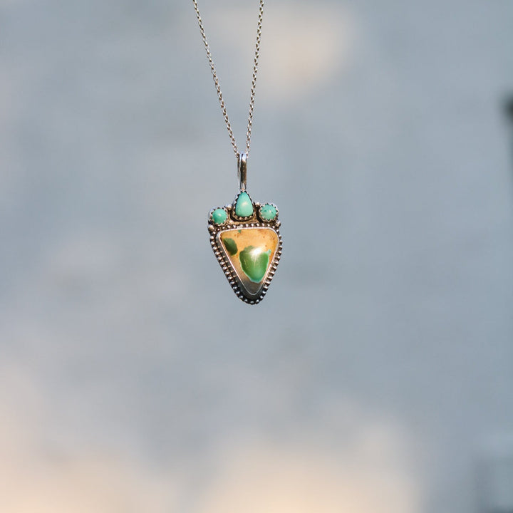 Sunrise Necklace in Royston Turquoise // One of a Kind