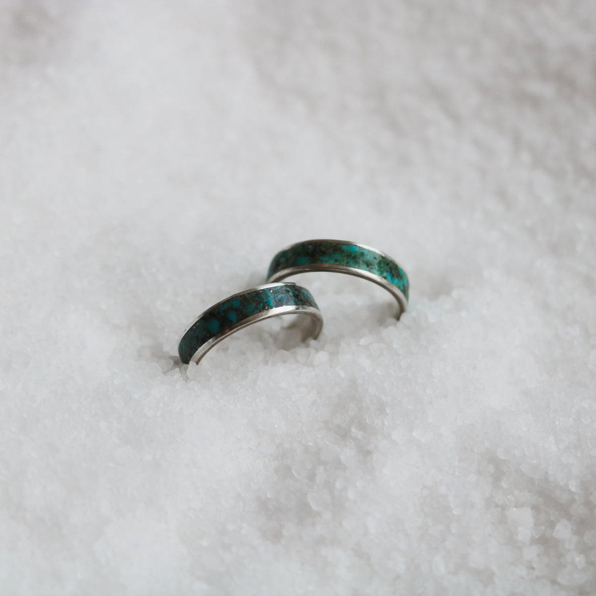 'Paloma' Turquoise Inlay Ring // Made to Order