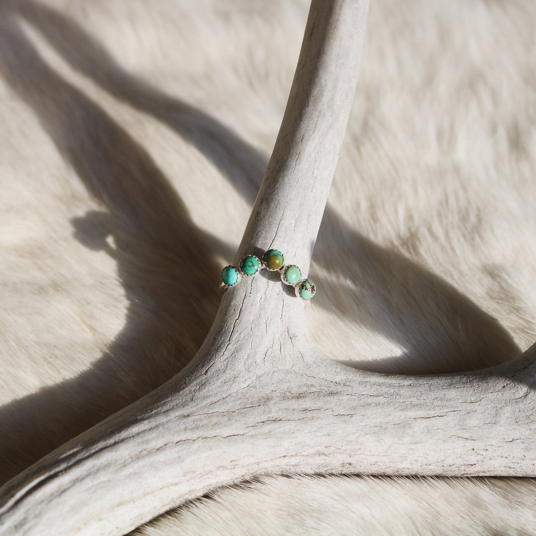 ‘Yuma’ Curved Turquoise Ring // Made to Order