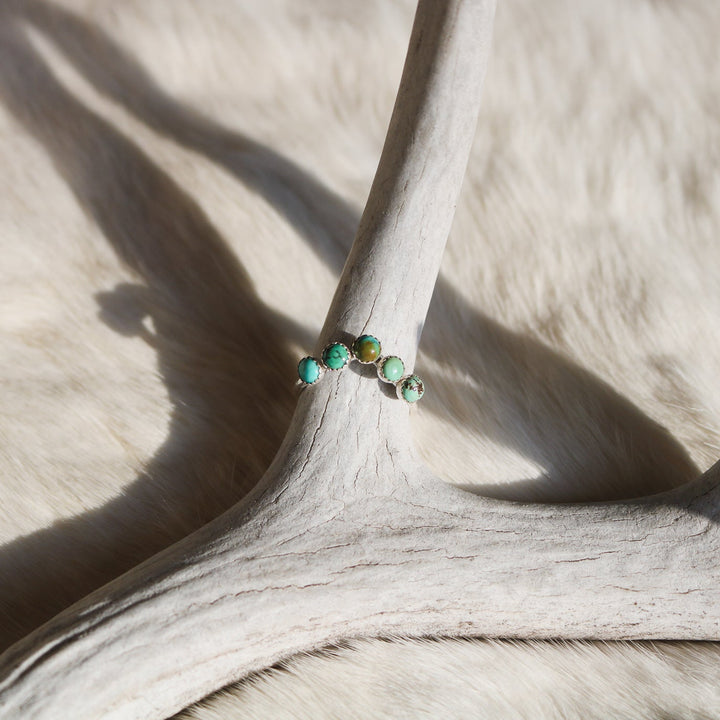 ‘Yuma’ Curved Turquoise Ring // Made to Order