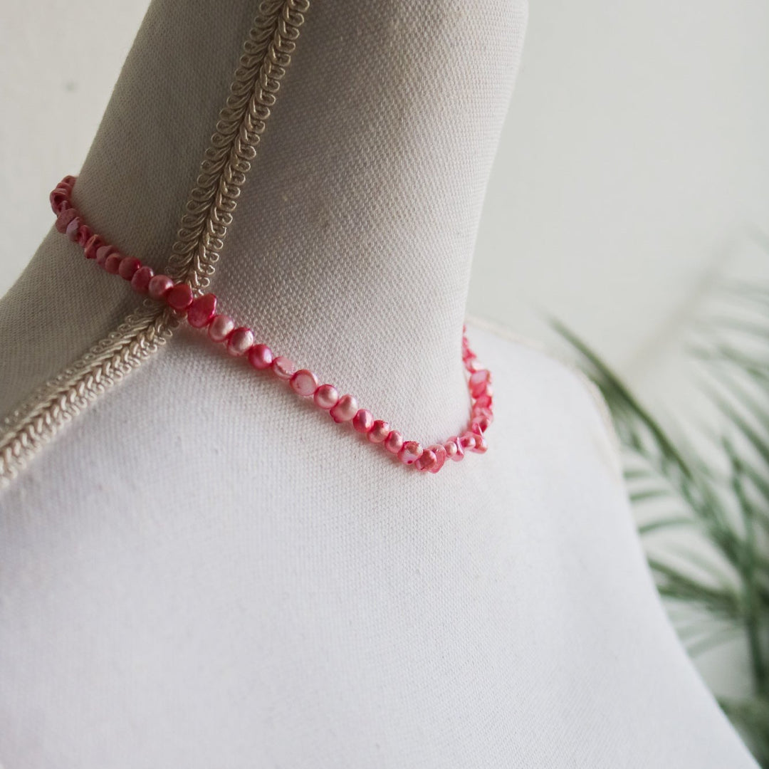 LIMITED Pink Pearl Choker