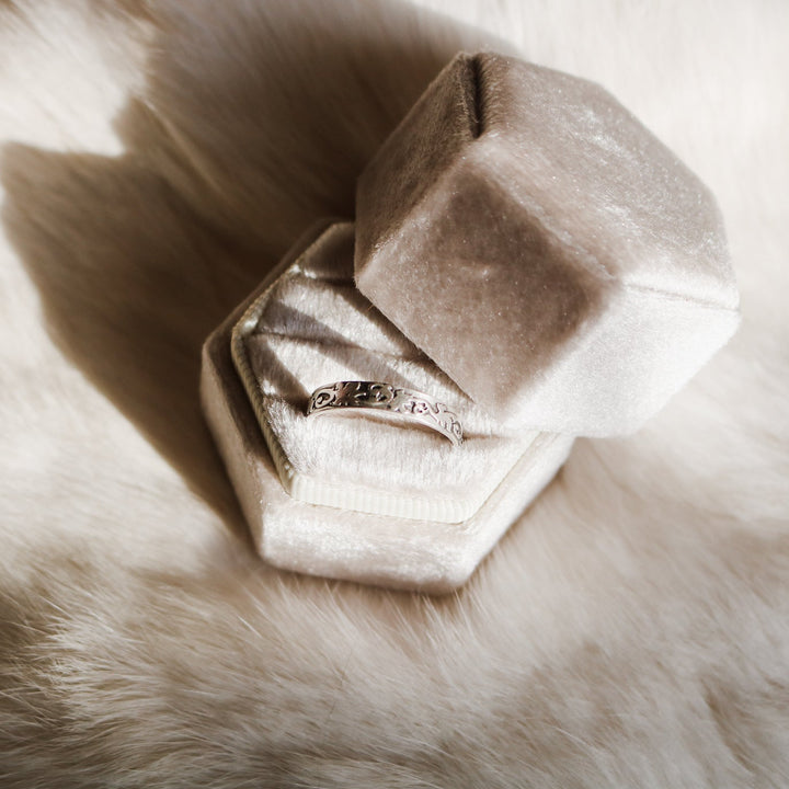 Rowan Tooled Stacking Ring // Made to Order