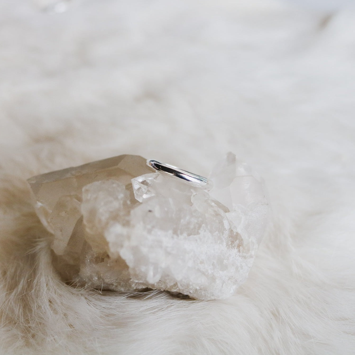 Thick Sterling Stacking Ring // Made to Order