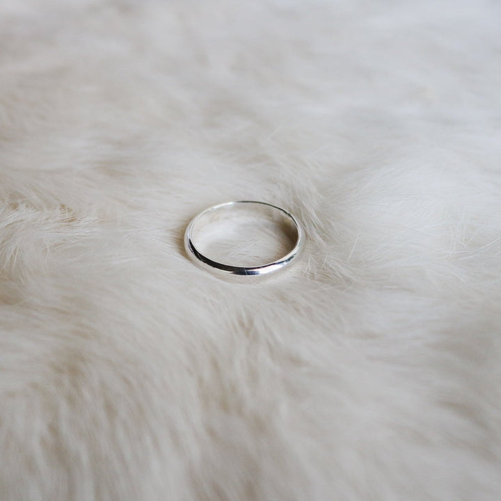 Thick Sterling Stacking Ring // Made to Order
