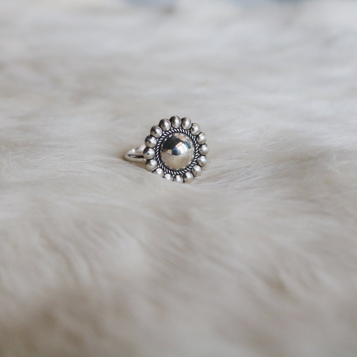 Mirror Concho Stacking Ring