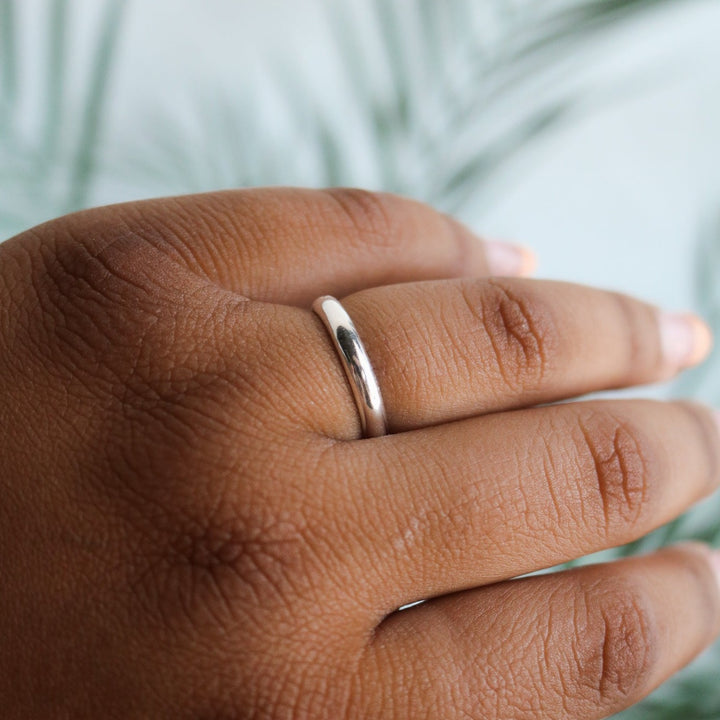 Thick Sterling Stacking Ring // Made to Order