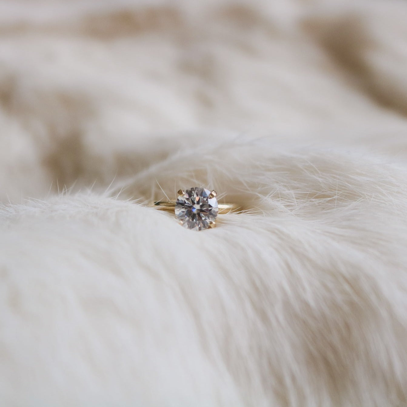 Classic Engagement Ring in 14K Gold // Made to Order