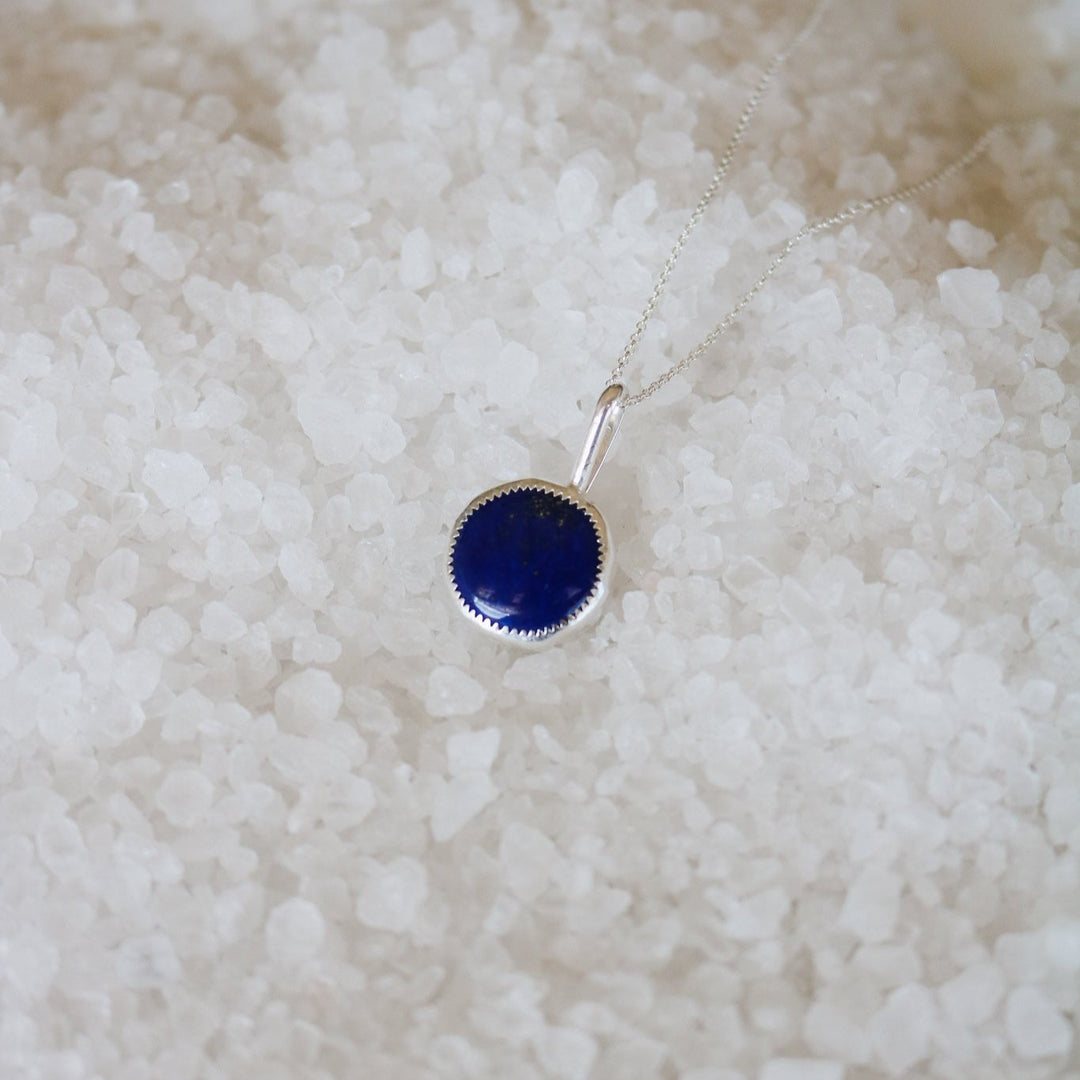 Lapis Lazuli Medallion Necklace // One of a Kind