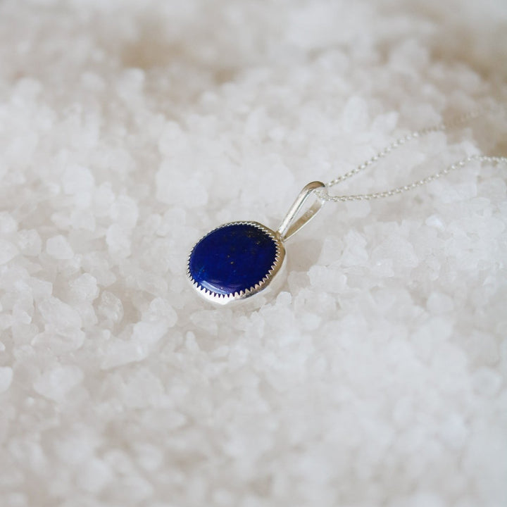 Lapis Lazuli Medallion Necklace // One of a Kind