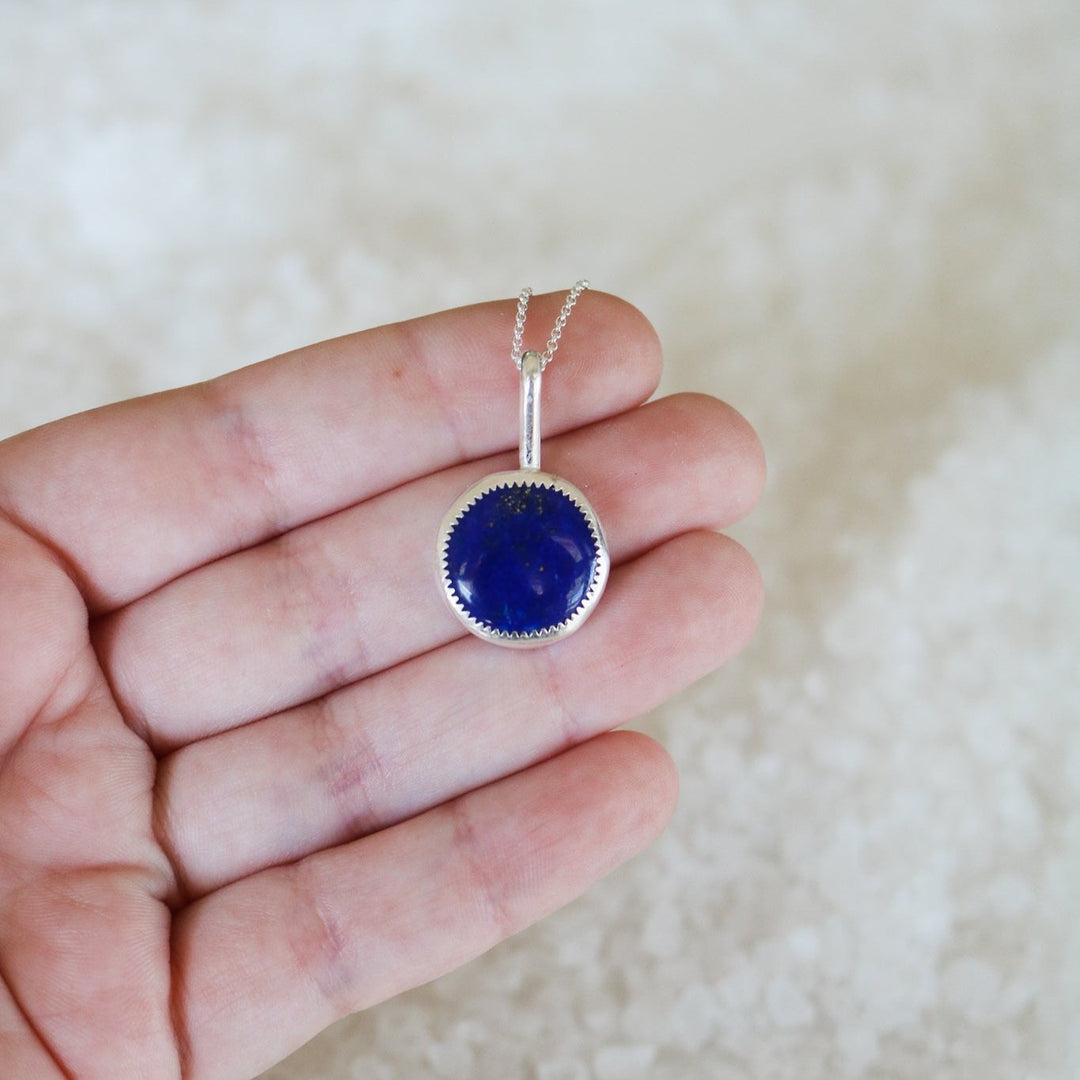 Lapis Lazuli Medallion Necklace // One of a Kind