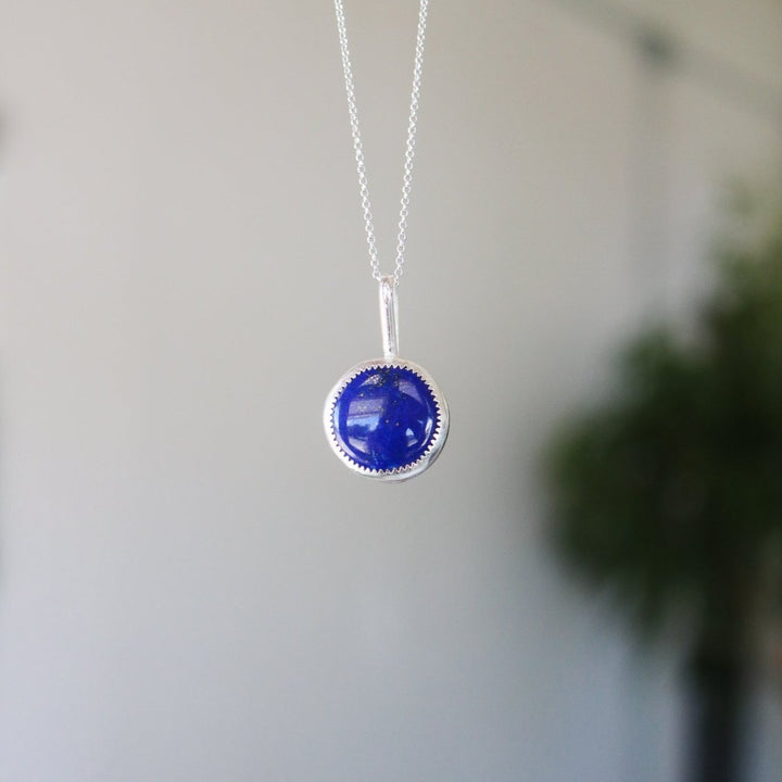 Lapis Lazuli Medallion Necklace // One of a Kind