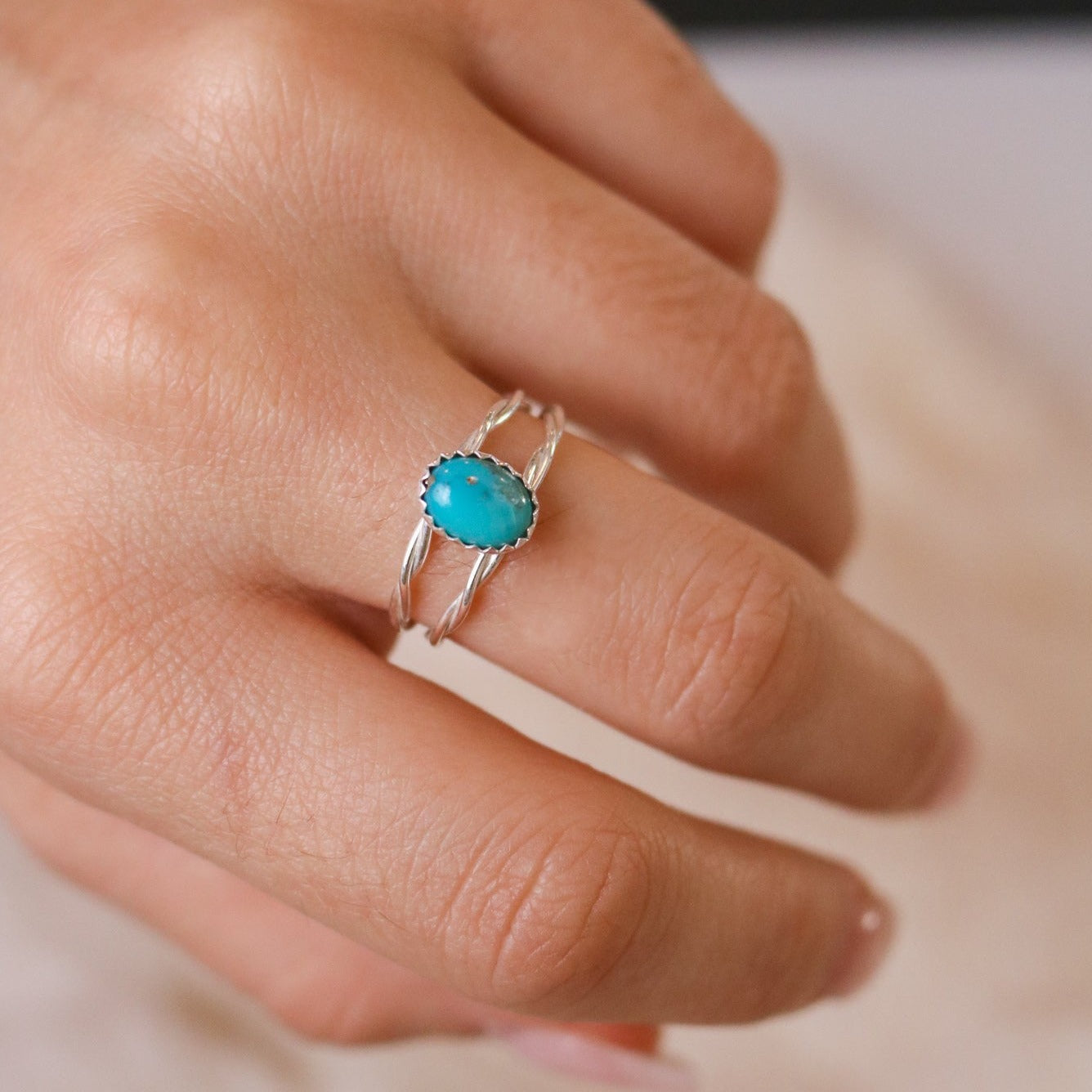 Helena Ring in Turquoise // Made to Order