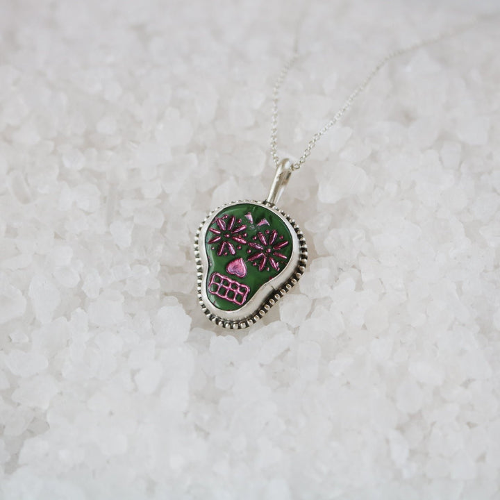 Sugar Skull Necklace // One of a Kind