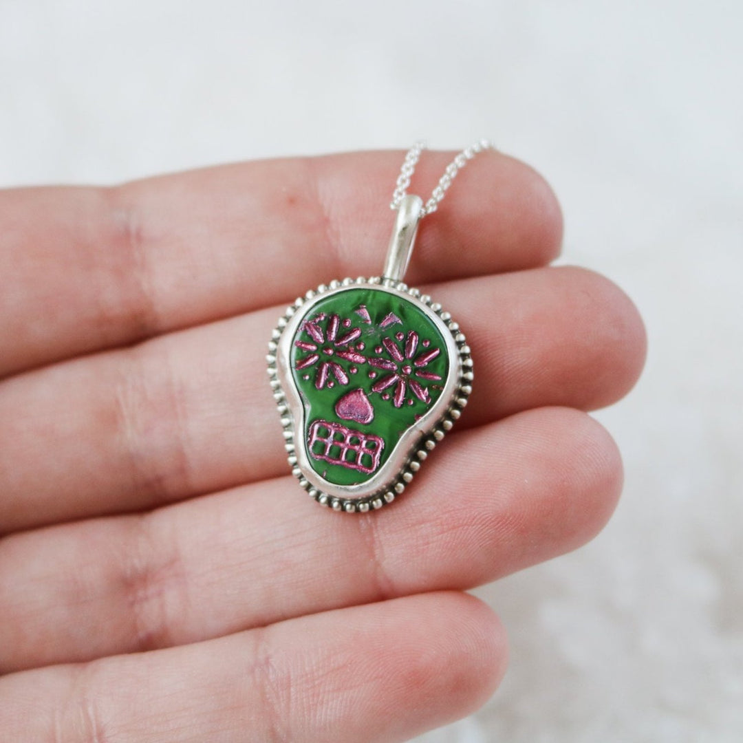 Sugar Skull Necklace // One of a Kind