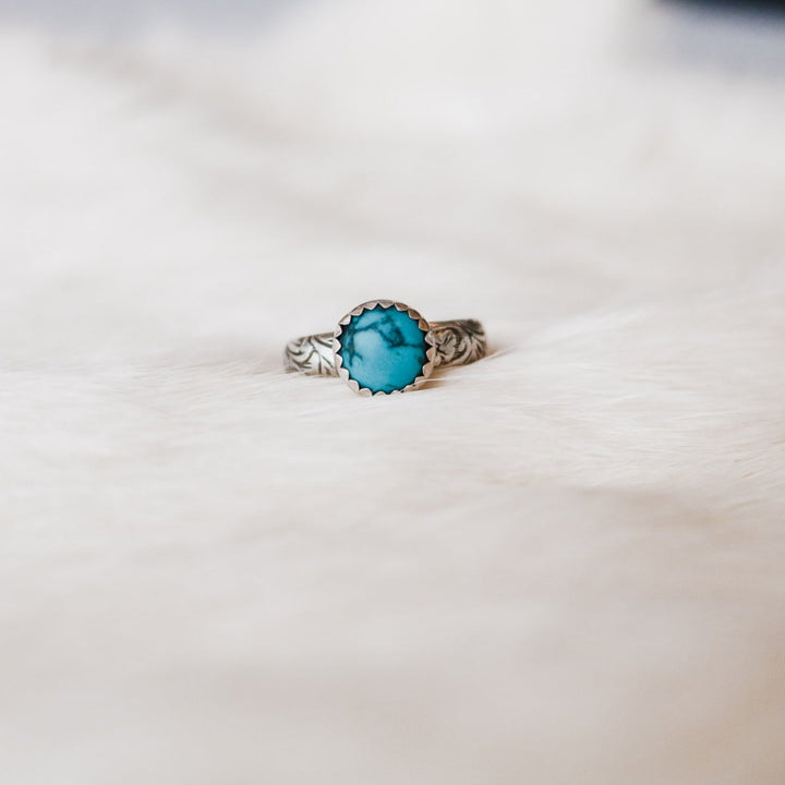 Sweetwater Stacking Ring in Turquoise // Made to Order
