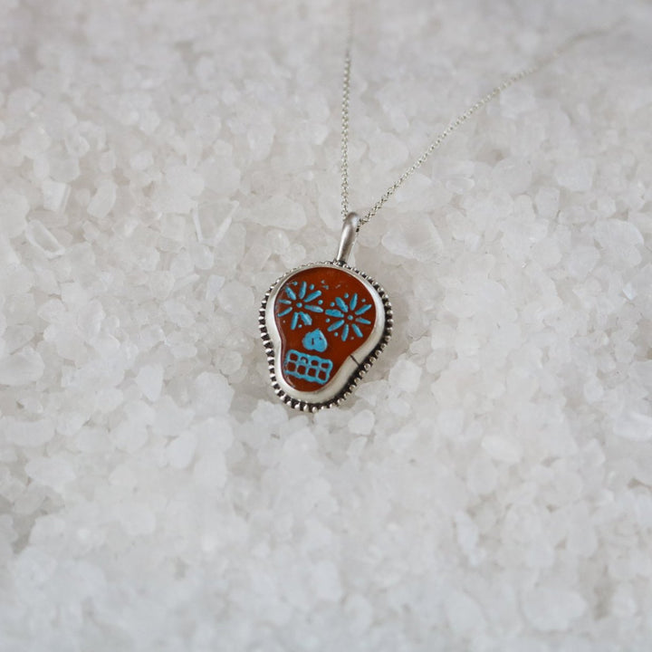 Sugar Skull Necklace // One of a Kind