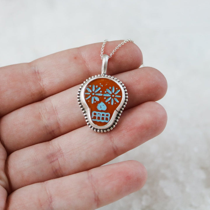 Sugar Skull Necklace // One of a Kind