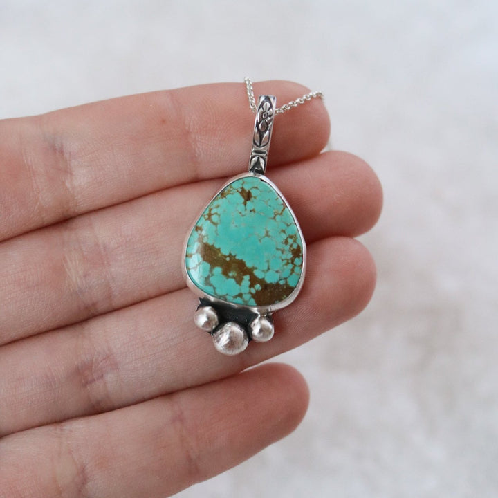 Wren Necklace in #8 Mine Turquoise // One of a Kind