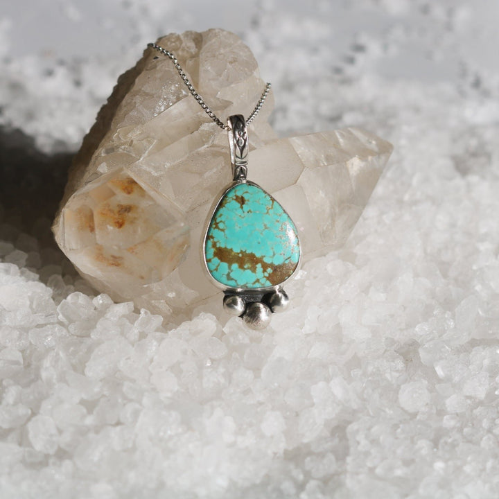 Wren Necklace in #8 Mine Turquoise // One of a Kind