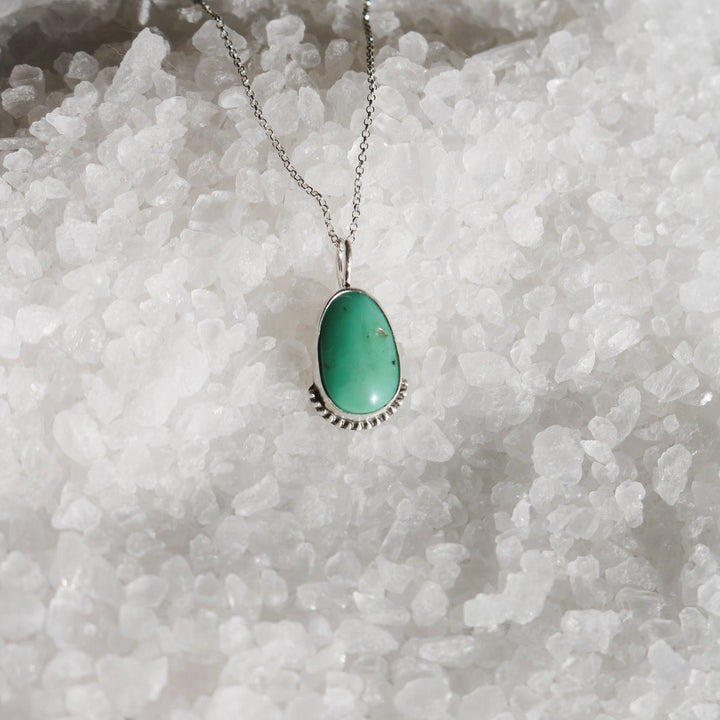 Maeve Necklace in American Turquoise // One of a Kind