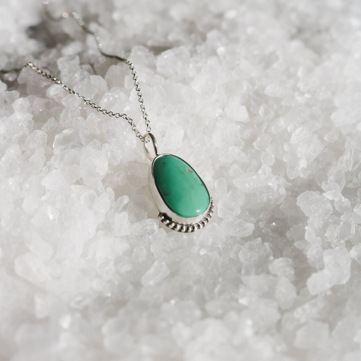 Maeve Necklace in American Turquoise // One of a Kind