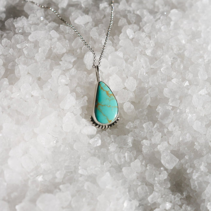 Maeve Necklace in American Turquoise // One of a Kind