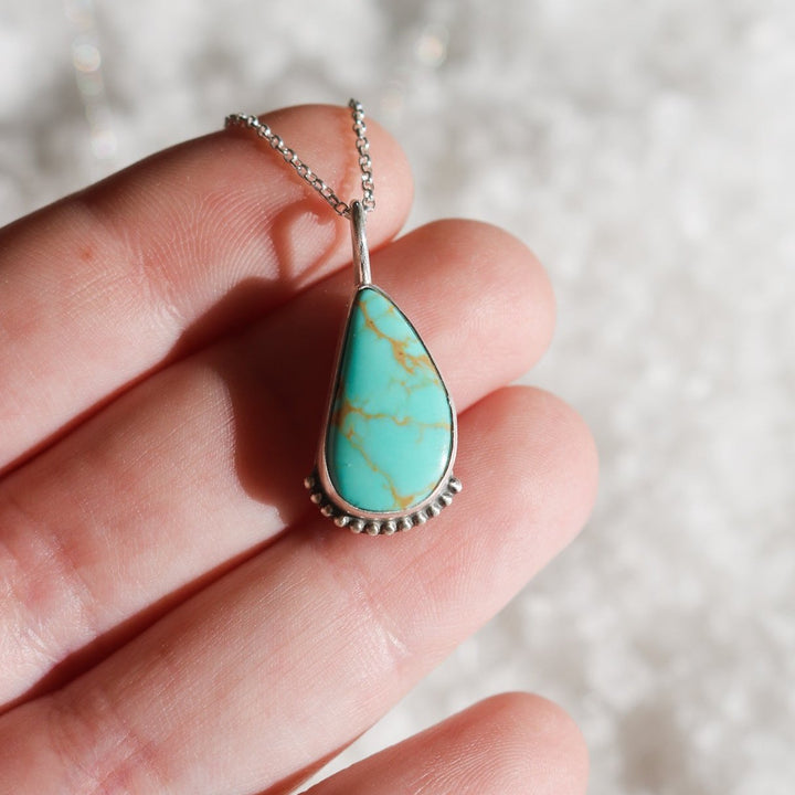 Maeve Necklace in American Turquoise // One of a Kind