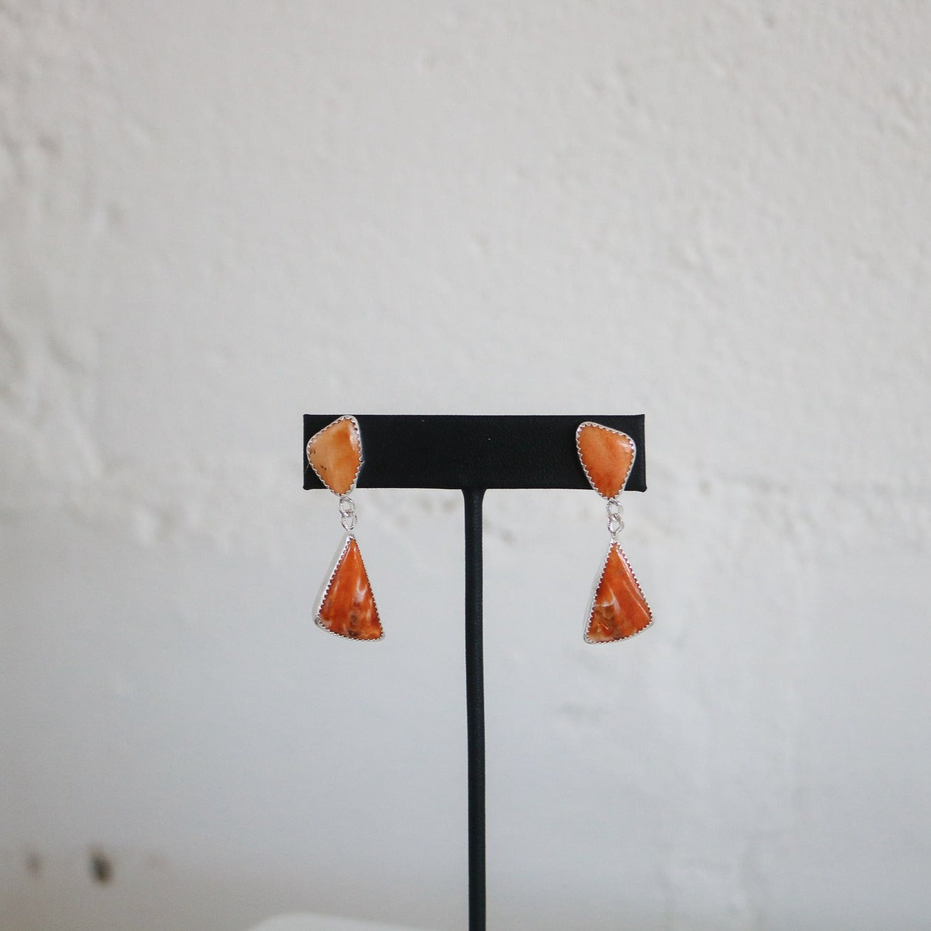 Spiny Oyster Double Drop Earrings // One of a Kind