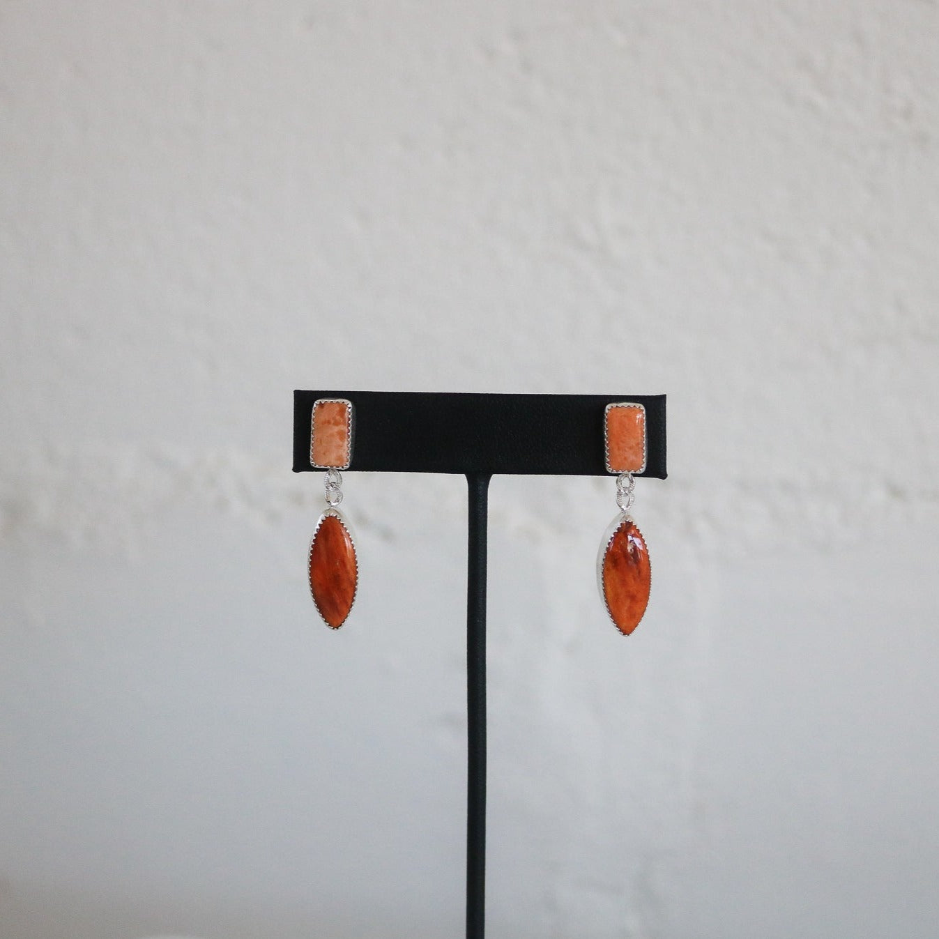 Spiny Oyster Double Drop Earrings // One of a Kind