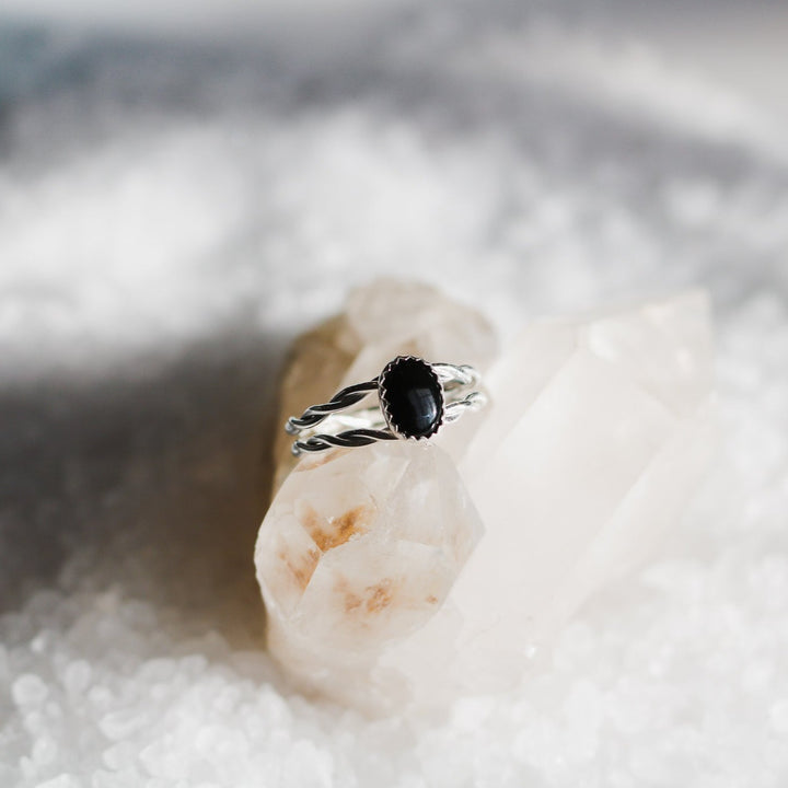Helena Ring in Onyx // Made to Order