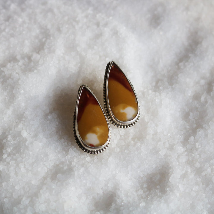 Mookaite Jasper Studs // One of a Kind