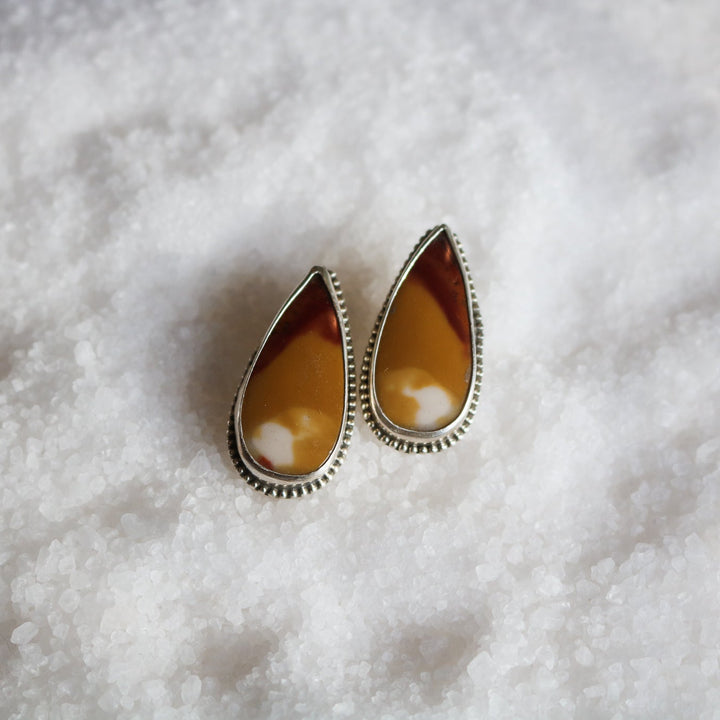 Mookaite Jasper Studs // One of a Kind