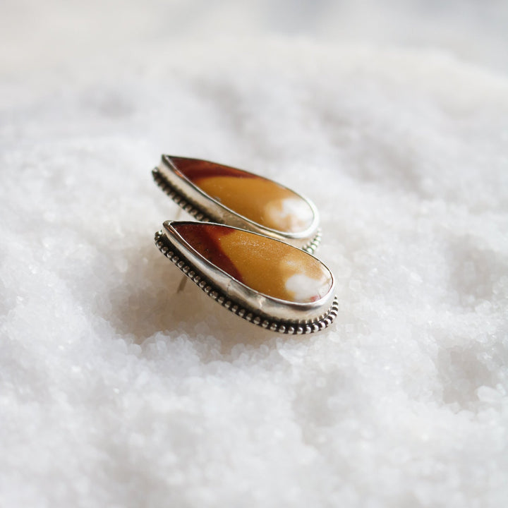 Mookaite Jasper Studs // One of a Kind