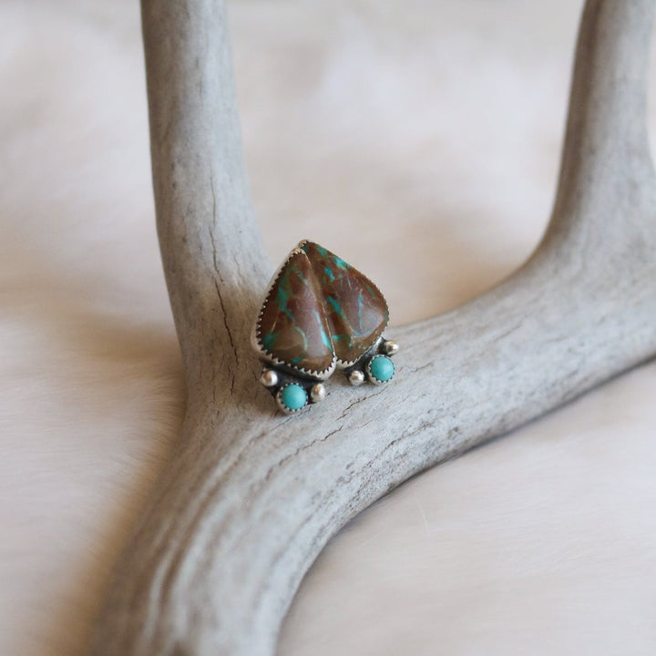 Royston Turquoise Stud Earrings // One of a Kind