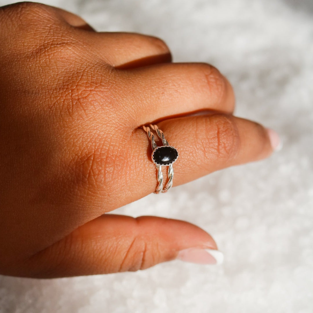 Helena Ring in Onyx // Made to Order