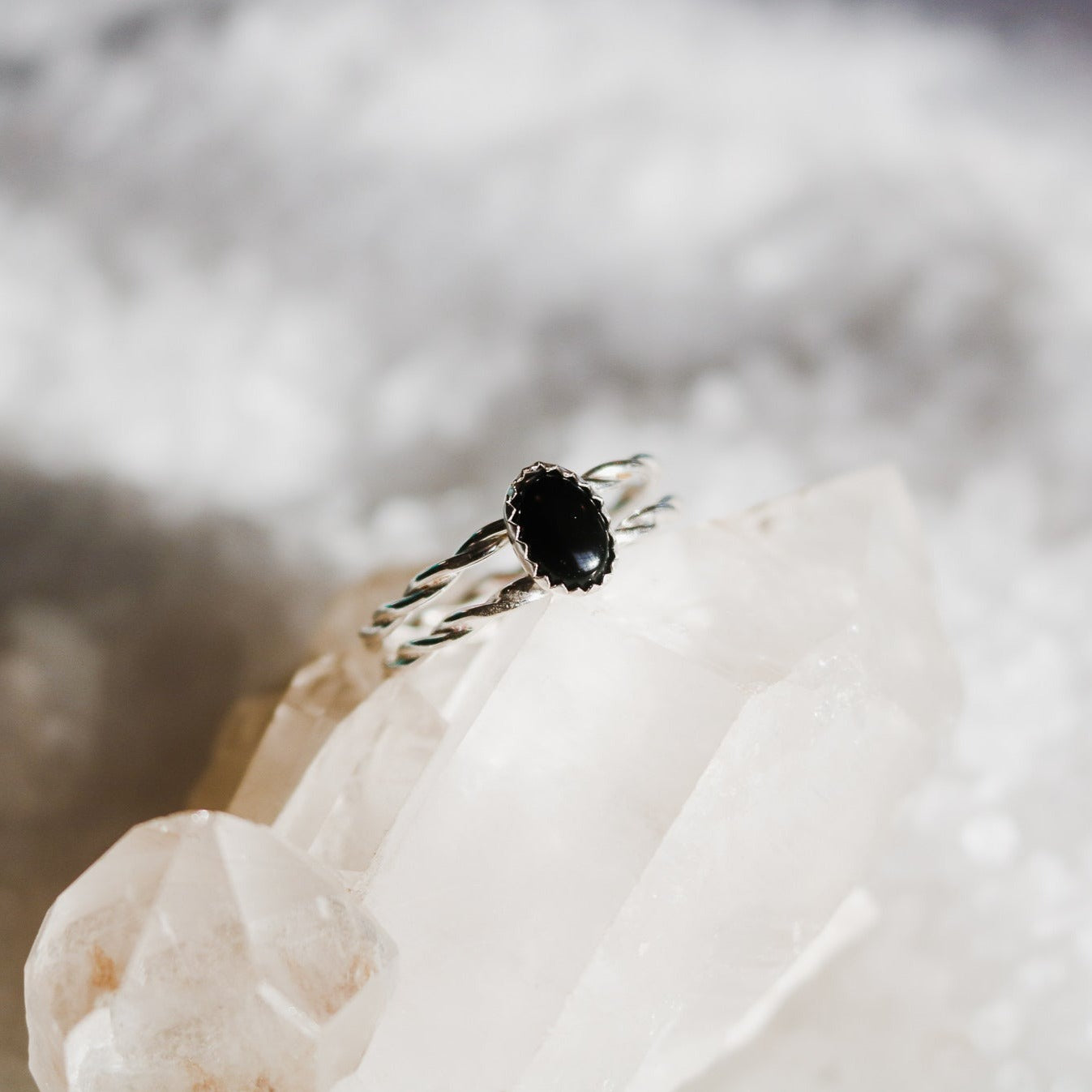 Helena Ring in Onyx // Made to Order