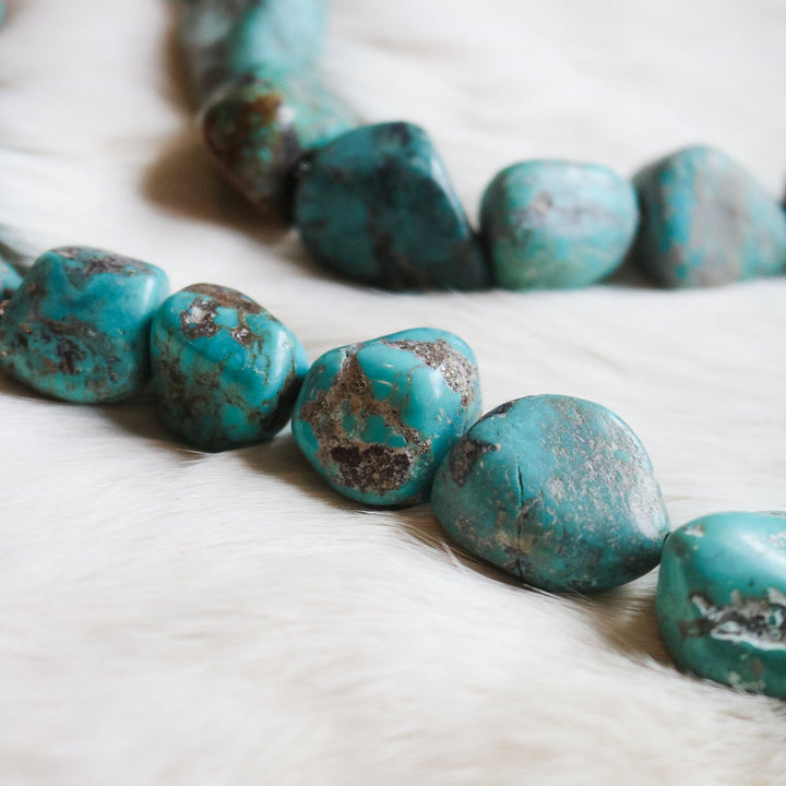 'Willow' Turquoise Beaded Statement Necklace // One of a Kind